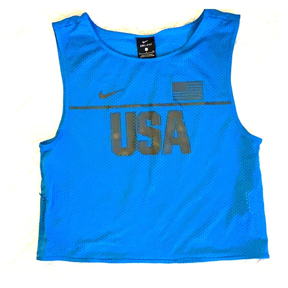 NWOT Nike USA Reflective Dri-Fit Running Jersey